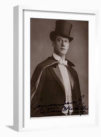 Bertram Wallis, English Actor and Singer-null-Framed Photographic Print