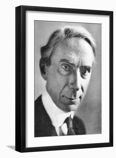 Bertrand Arthur William Russell (1872-197), British Philosopher and Mathematician-null-Framed Giclee Print