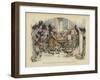 Bertrand Du Guesclin Haranguing the Leaders of the Grand Companies-Paul de Semant-Framed Giclee Print