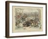 Bertrand Du Guesclin Thrown by His Horse and Captured by Sir John Chandos, Battle of Auray, 1364-Paul de Semant-Framed Giclee Print