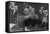 Bertrand Russell, J. M. Keynes and Lytton Strachey, c.1917-English Photographer-Framed Stretched Canvas
