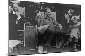 Bertrand Russell, J. M. Keynes and Lytton Strachey, c.1917-English Photographer-Mounted Photographic Print