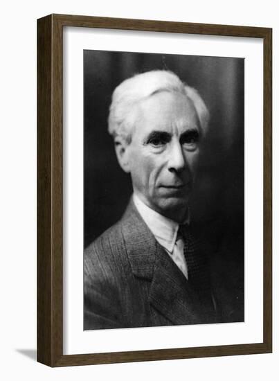 Bertrand Russell-English Photographer-Framed Photographic Print