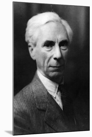 Bertrand Russell-English Photographer-Mounted Photographic Print