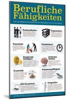 Berufliche Fähigkeiten - Job Skills (German)-Gerard Aflague Collection-Mounted Poster