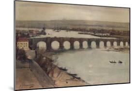 'Berwick Bridge', c1912, (c1915)-David Young Cameron-Mounted Giclee Print