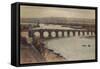 'Berwick Bridge', c1912, (c1915)-David Young Cameron-Framed Stretched Canvas