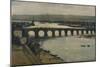 'Berwick Bridge', c1912-David Young Cameron-Mounted Giclee Print