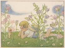 Girl and a Baby Fairy Would You Believe, I Found a Fairy on Midsummer Eve!-Berwick-Mounted Art Print