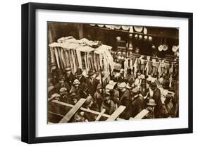 Berwick Street Market, Soho, on a Saturday, from 'Wonderful London', Published 1926-27-English Photographer-Framed Giclee Print