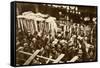 Berwick Street Market, Soho, on a Saturday, from 'Wonderful London', Published 1926-27-English Photographer-Framed Stretched Canvas