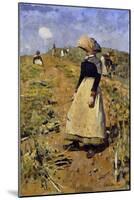 Berwickshire Field-Workers-Edward Arthur Walton-Mounted Giclee Print