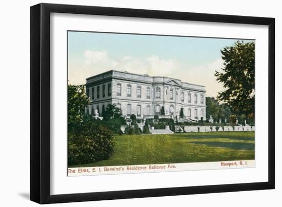 Berwind Residence, Newport, Rhode Island-null-Framed Art Print