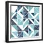 Beryl Block Print I-Grace Popp-Framed Art Print