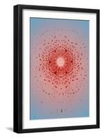 Beryl, X-Ray Diffraction-Science Source-Framed Giclee Print