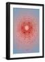 Beryl, X-Ray Diffraction-Science Source-Framed Giclee Print