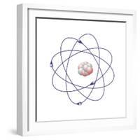 Beryllium, Atomic Model-Friedrich Saurer-Framed Premium Photographic Print