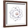 Beryllium, Atomic Model-Friedrich Saurer-Framed Photographic Print