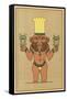 Bes, Dwarf-God of Egypt-E.a. Wallis Budge-Framed Stretched Canvas