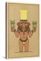 Bes, Dwarf-God of Egypt-E.a. Wallis Budge-Stretched Canvas