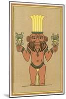 Bes, Dwarf-God of Egypt-E.a. Wallis Budge-Mounted Art Print