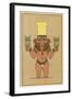 Bes, Dwarf-God of Egypt-E.a. Wallis Budge-Framed Art Print