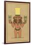 Bes, Dwarf-God of Egypt-E.a. Wallis Budge-Framed Art Print