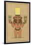 Bes, Dwarf-God of Egypt-E.a. Wallis Budge-Framed Art Print