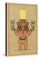 Bes, Dwarf-God of Egypt-E.a. Wallis Budge-Stretched Canvas