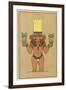 Bes, Dwarf-God of Egypt-E.a. Wallis Budge-Framed Art Print