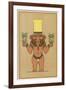 Bes, Dwarf-God of Egypt-E.a. Wallis Budge-Framed Art Print