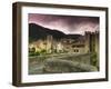 Besalu, Pont Vell over Fluvia River, Catalonia, Spain-Alan Copson-Framed Photographic Print