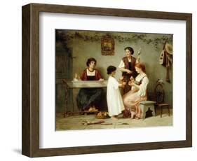 Beschäftigung am Nachmittag-Paul Alfred De Curzon-Framed Giclee Print