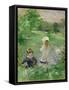 Beside a Lake, 1883-Berthe Morisot-Framed Stretched Canvas