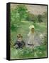 Beside a Lake, 1883-Berthe Morisot-Framed Stretched Canvas