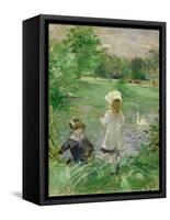 Beside a Lake, 1883-Berthe Morisot-Framed Stretched Canvas