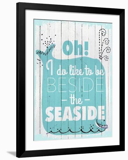 Beside the Seaside-null-Framed Giclee Print