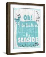 Beside the Seaside-null-Framed Giclee Print