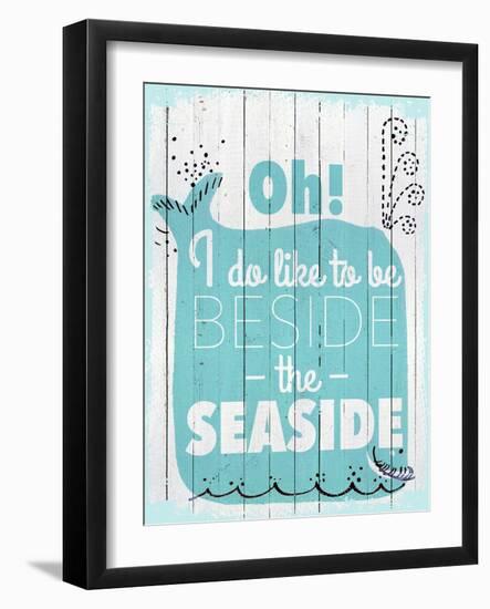 Beside the Seaside-null-Framed Giclee Print