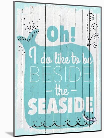 Beside the Seaside-null-Mounted Giclee Print