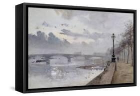 Beside the Thames, 1897-Rose Maynard Barton-Framed Stretched Canvas