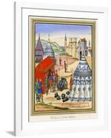 Besieges Rheims 1369-null-Framed Art Print