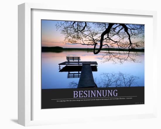 Besinnung (German Translation)-null-Framed Photo