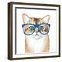 Bespectacled Pet II-Melissa Averinos-Framed Art Print