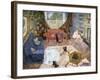 Bess Reading, Jill on the Phone, 1993-Ian Bliss-Framed Giclee Print