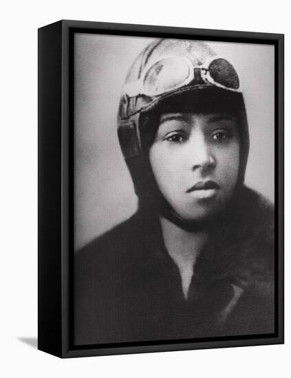 Bessie Coleman (1892-1926), Was an Early African American Pilot-null-Framed Stretched Canvas