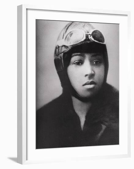 Bessie Coleman (1892-1926), Was an Early African American Pilot-null-Framed Photo