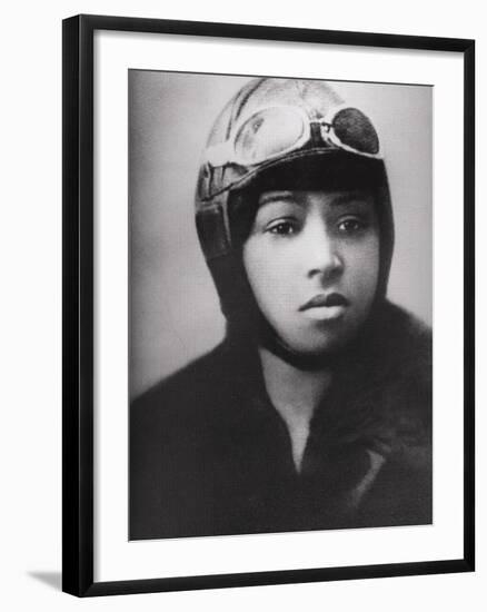 Bessie Coleman (1892-1926), Was an Early African American Pilot-null-Framed Photo