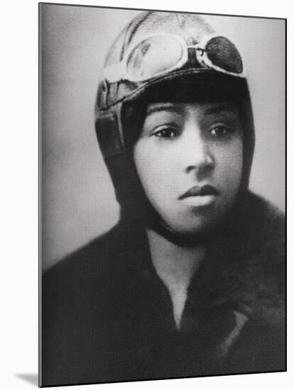 Bessie Coleman (1892-1926), Was an Early African American Pilot-null-Mounted Photo