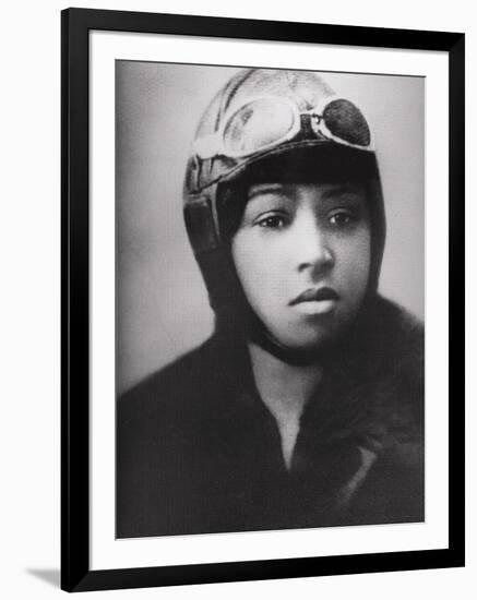 Bessie Coleman (1892-1926), Was an Early African American Pilot-null-Framed Photo